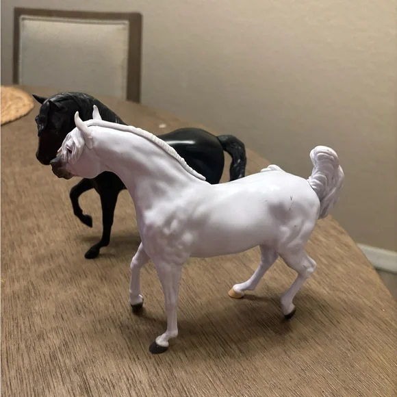 Traditional Breyer Horse #1298 Ranch Horse Lets Go Riding Western set of 2 - Picture 4 of 10